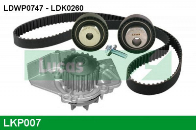 LUCAS ENGINE DRIVE lkp007 -  Водяной насос + комплект зубчатого ремня